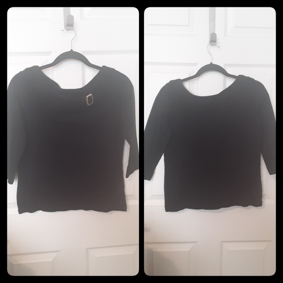 Kim Roger's 3/4 Sleeve Formal Top - Picture 2 of 2